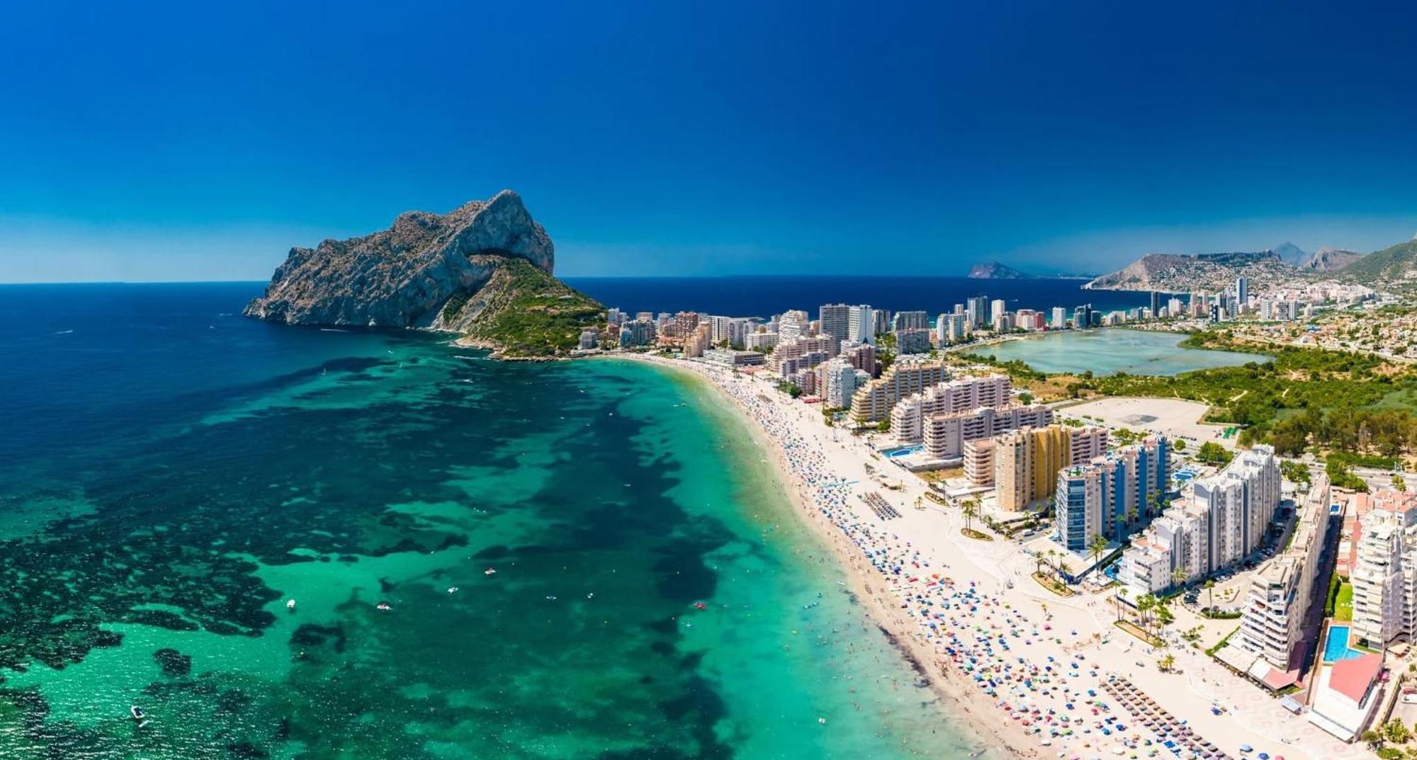 Apartamento En Calpe, Playa De La Fossa, Primera Linea, Aa Esterno foto